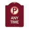 Signmission Anytime No Parking Symbol Heavy-Gauge Aluminum Architectural Sign, 24" x 18", BU-1824-24342 A-DES-BU-1824-24342 - alternate 1